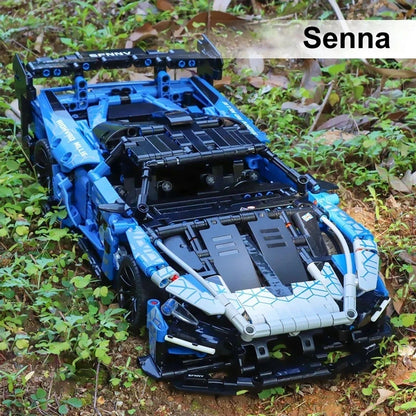 Compatible 42123 Technical Car Senna GTR Building Blocks Super Racing Vehicle or Remote Control Bricks Toys for Kids