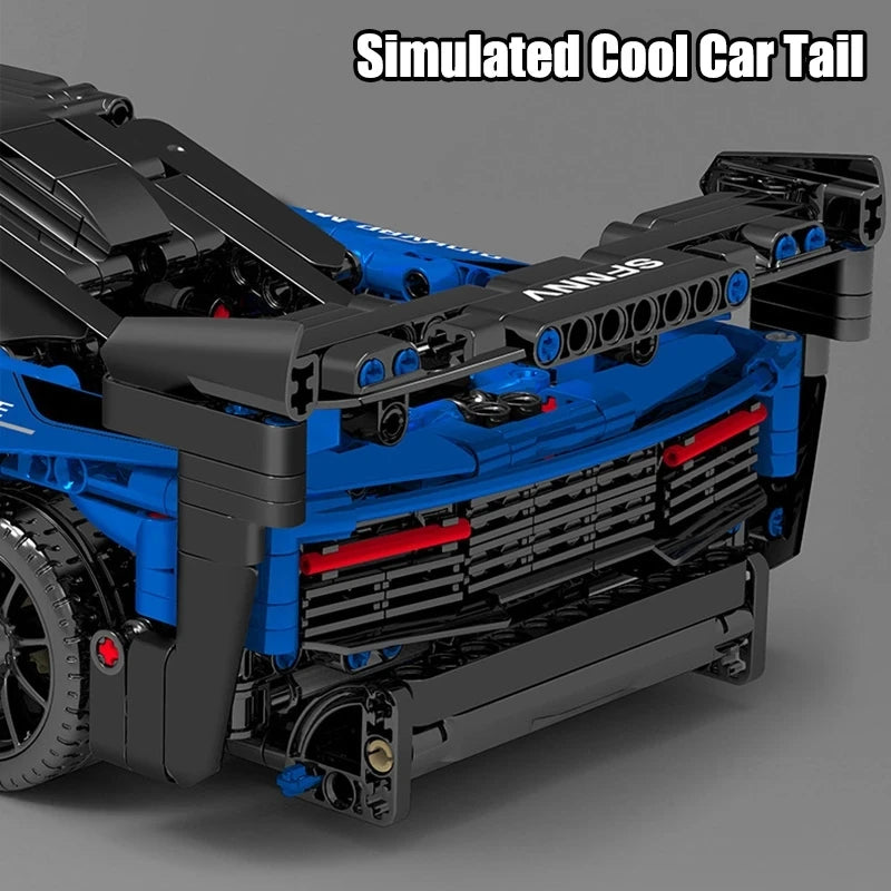 Compatible 42123 Technical Car Senna GTR Building Blocks Super Racing Vehicle or Remote Control Bricks Toys for Kids